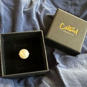Catbird Gumball Pearl Ring, Size 5